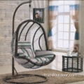 Patio de jardin de meubles d&#39;extérieur chaise suspendue en osier